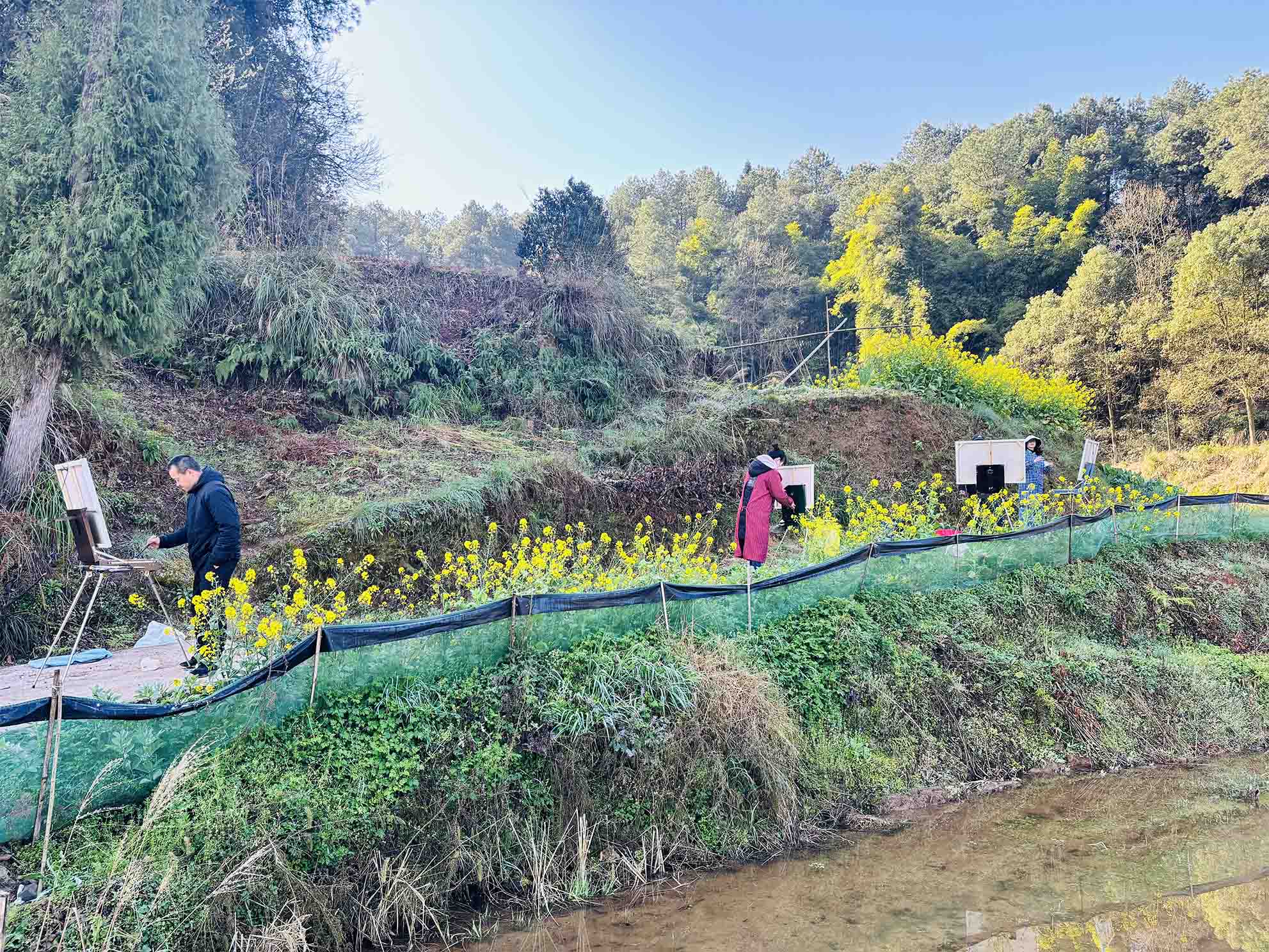 涪陵美术馆赴大顺镇开展写生创作活动